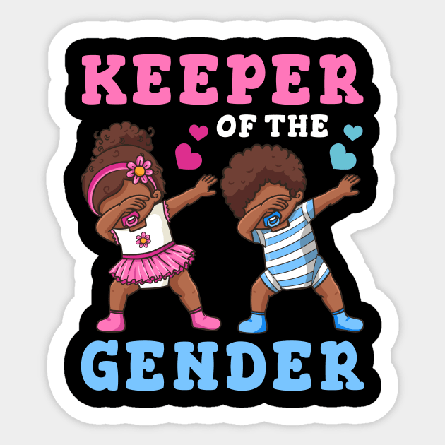 Gender Reveal Keeper of Gender Sticker by KAWAIITEE